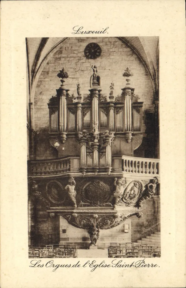Die Orgeln der Kirche Saint-Pierre — Luxeuil - Vorderseite