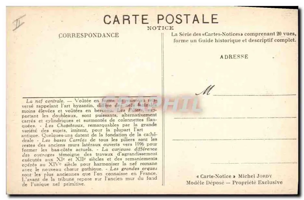 Stadt Carcassonne - Kathedrale Saint-Nazaire — Die Mittelkrypta - Das Orgel - Rückseite