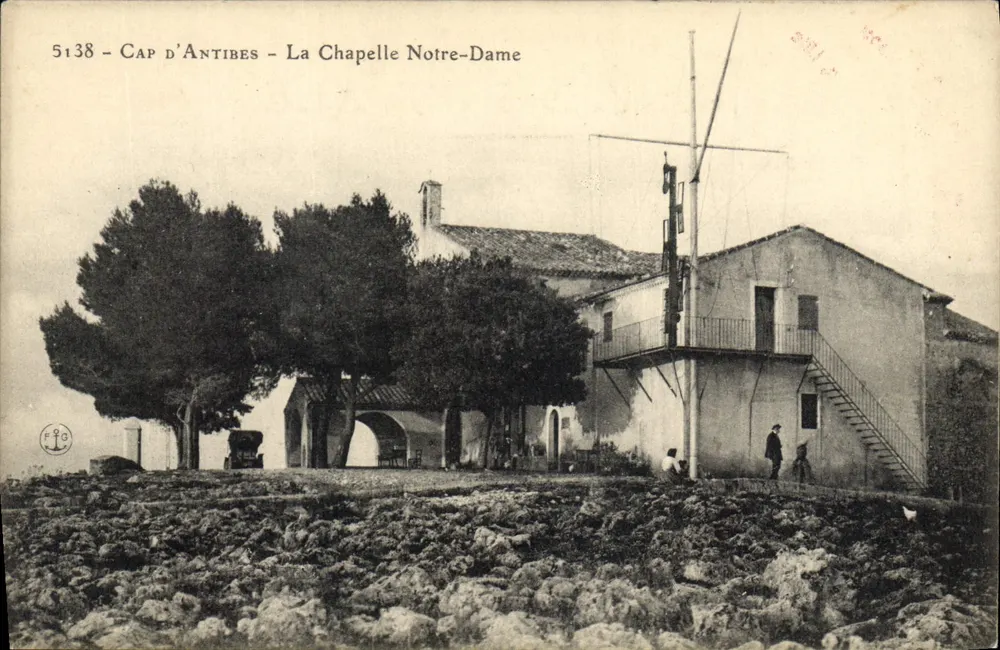 Cap d'Antibes - A Capela Nossa Senhora — editor anônimo, n° 5138 - Frente