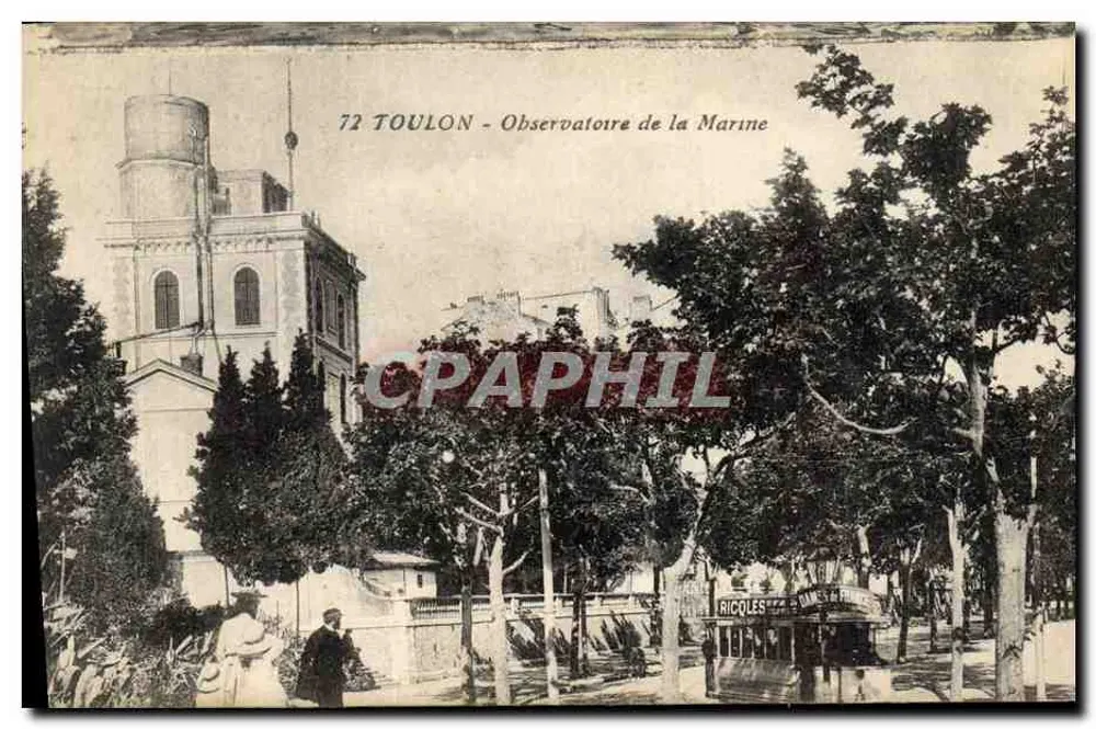 Toulon - Marinebeobachtungsstation — Verlag Ricoles, Nr. 72 - Vorderseite