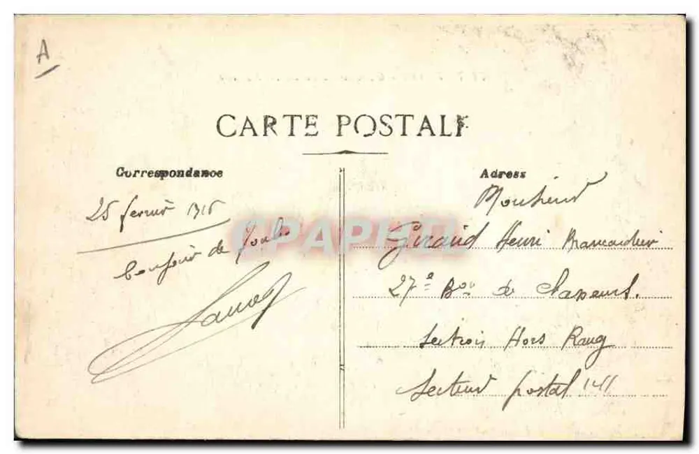 Toulon - Marinebeobachtungsstation — Verlag Ricoles, Nr. 72 - Rückseite