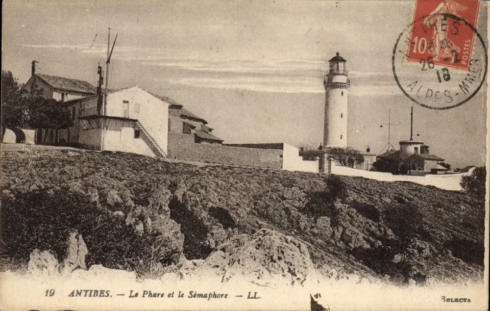 Antibes — Molo i Sygnał — LL. — Selecta - Awers