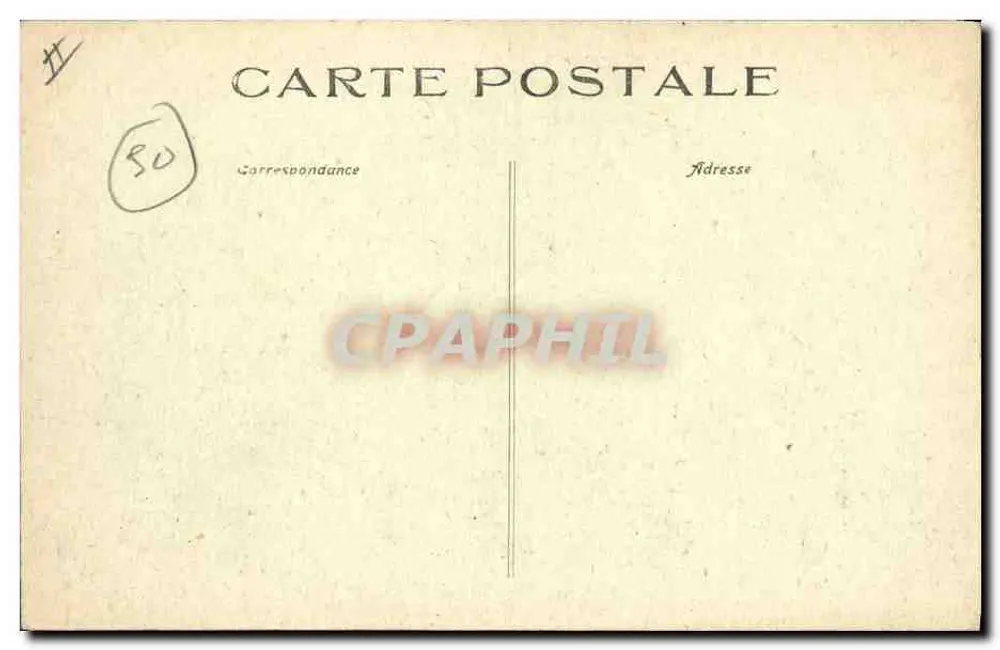 Granville — Der Leuchtturm von Cap Lihou und der Schiffszeichenmast — H. Berland, Paris, Nr. 119 - Rückseite