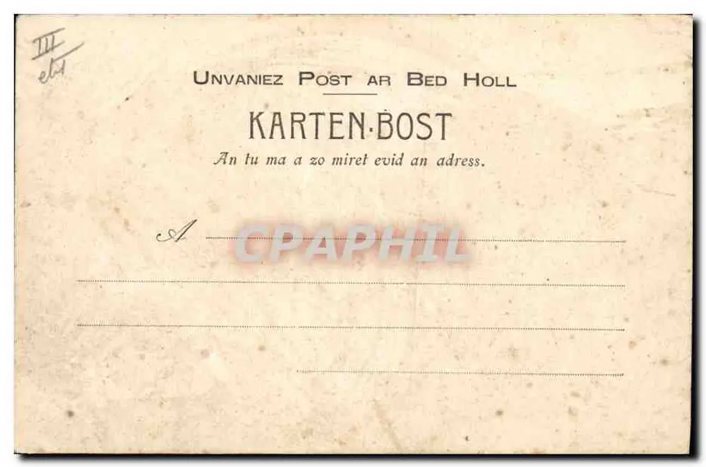 PLOUGASTEL — Ar-Guiscamanchou — Lebigot एडिटर, Brest - पीछे