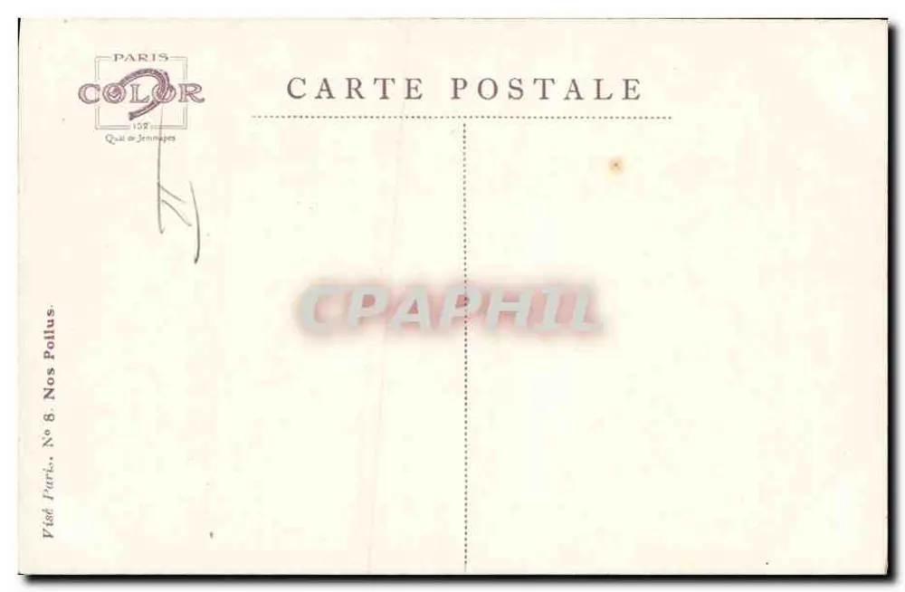 Hartmanns Kopfweiler — Elsass — Verlag Paris Color, N° 8 - Rückseite