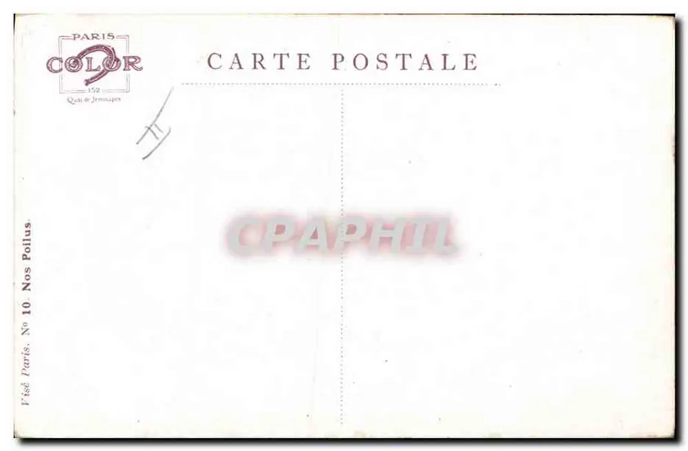 Porträt eines bärtigen Mannes — Em Duldnis — Paris Color, n°172 - Rückseite