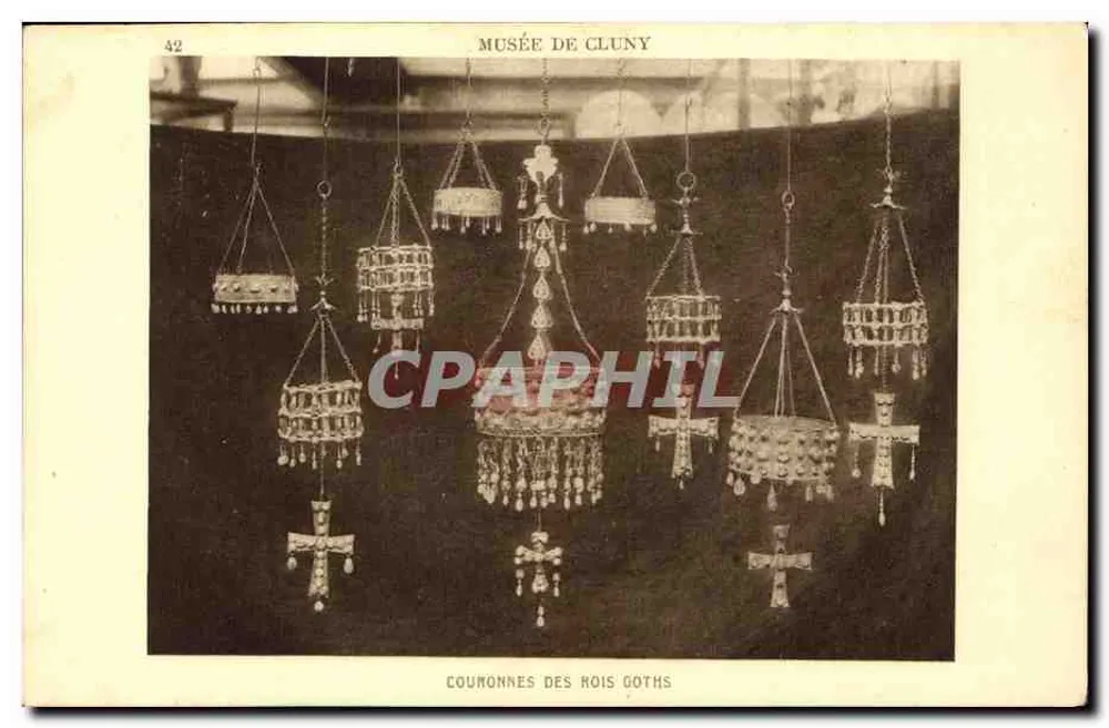 Coroas dos Reis Godos — Museu de Cluny — n°42 - Frente