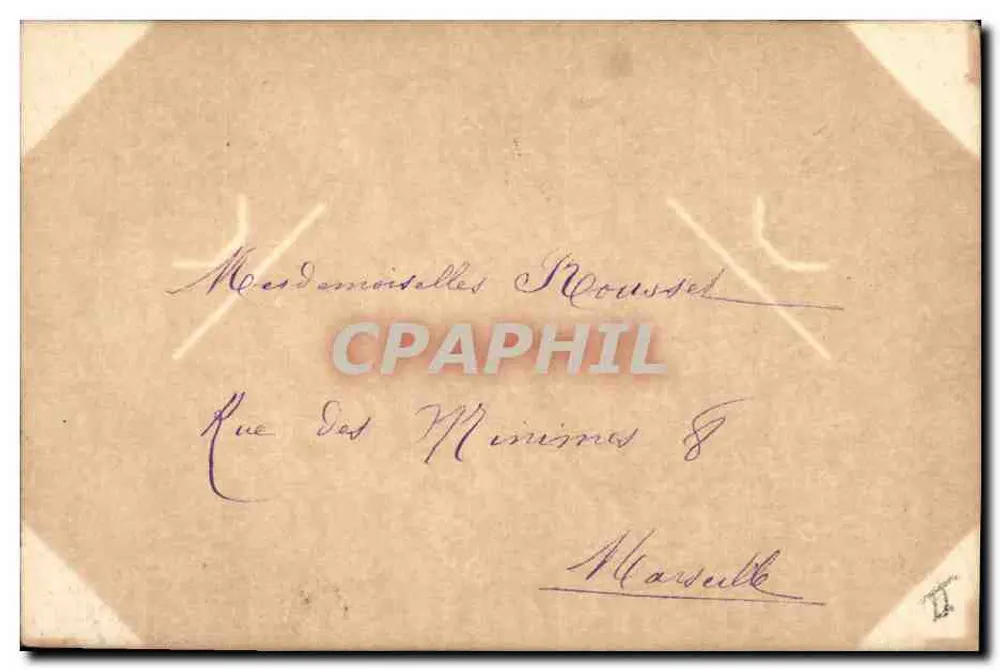 Viole — Weihnukarte — Evreux - Rückseite