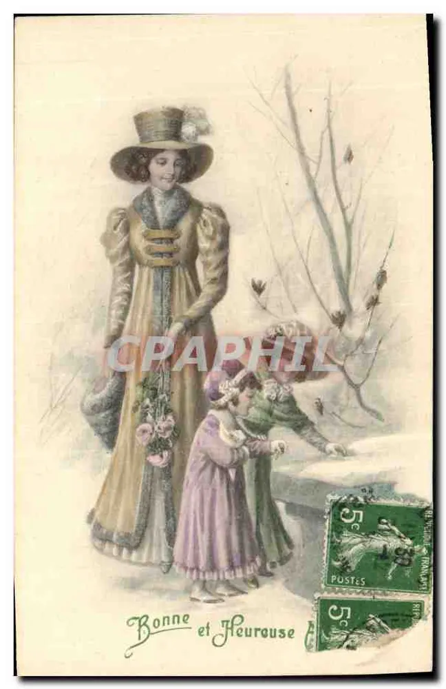 Bonne et Heureuse — Verlag: A. DEROFF, Wien, Serie 60 - Vorderseite