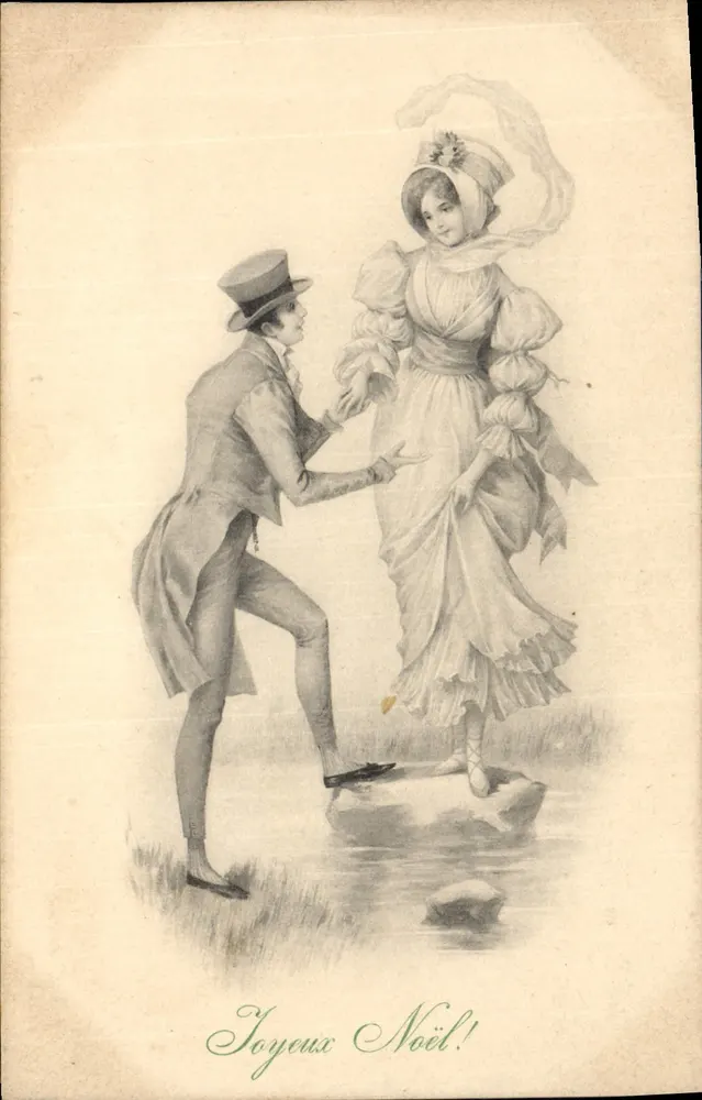 Weihnachts-Tänzer — Verlag M. M. MUNK, Nr. 391 - Vorderseite