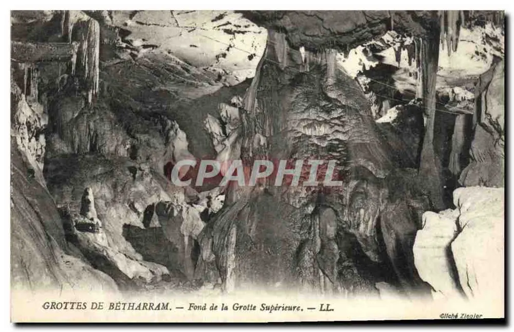 Grottes de Bétharram — Grund der oberen Höhle — LL. — Verlag Ziegler - Vorderseite