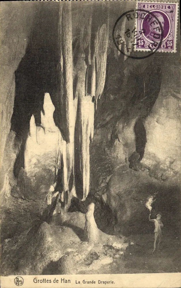 Grottes de Han — La Grande Draperie — éditeur NEIS, n° 17 - Vorderseite