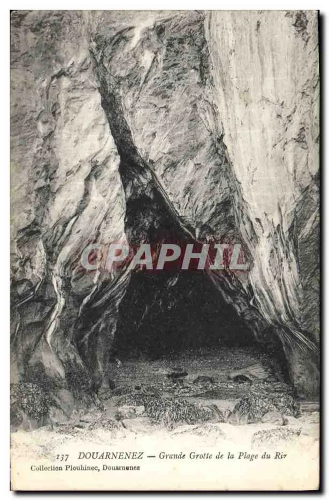 Douarnenez — Grande Grotte de la Plage du Riz — Collection Plouhinec - Vorderseite