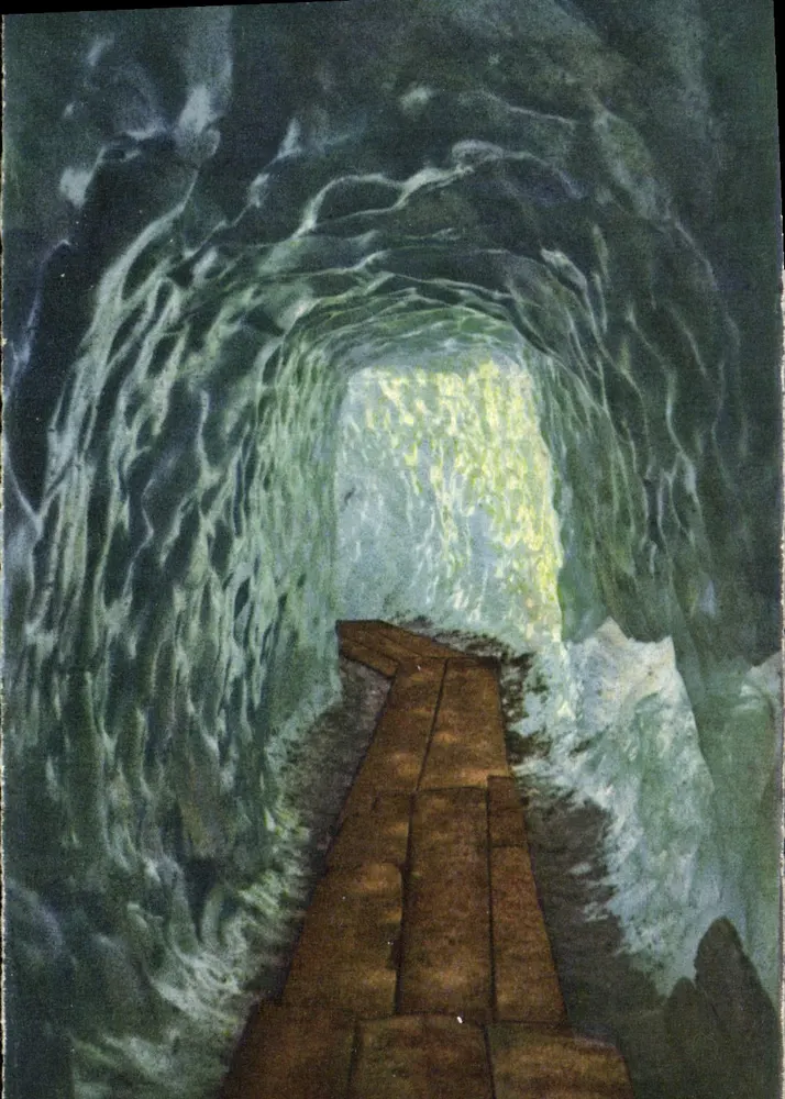 Grotte des Eisbergs — Rhône-Gletscher — Photo-Edition O. Süssli-Jenny, Thalwil-Zürich - Vorderseite