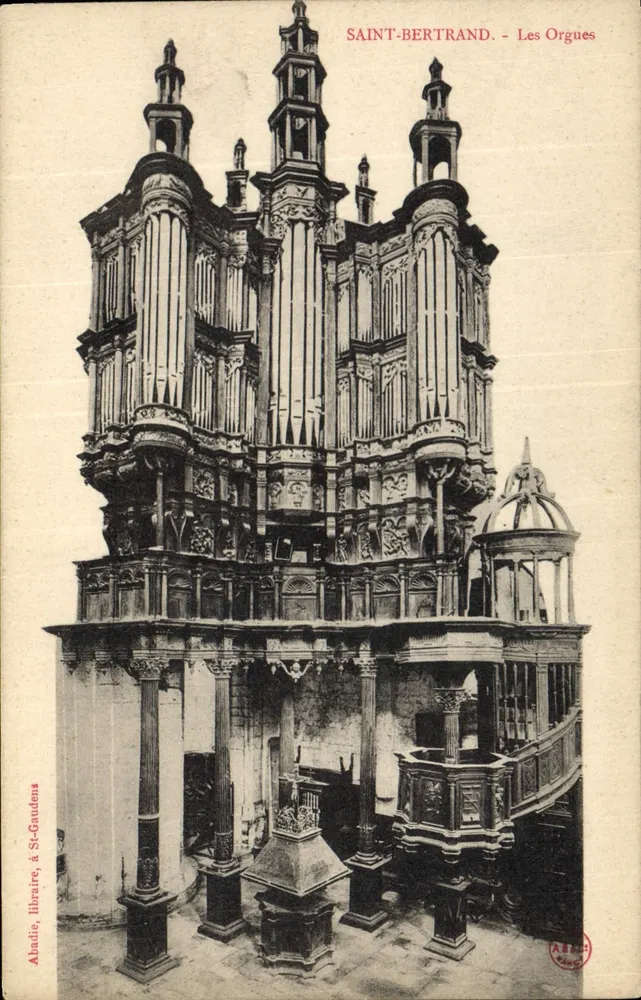 Saint-Bertrand - Os Órgãos — Abbatie, em St-Gaudens - Frente
