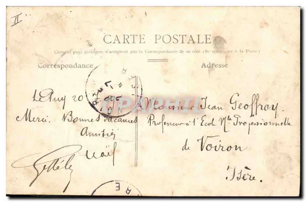 अंगर्स — न्यायालय का महल — A.C. 34. ANGERS - पीछे