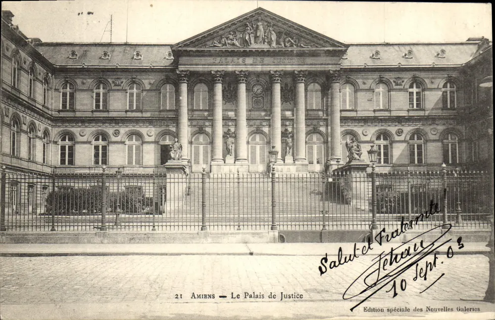 Amiens — Pałac Sądowy — Wydanie specjalne Nowych Galerii - Awers