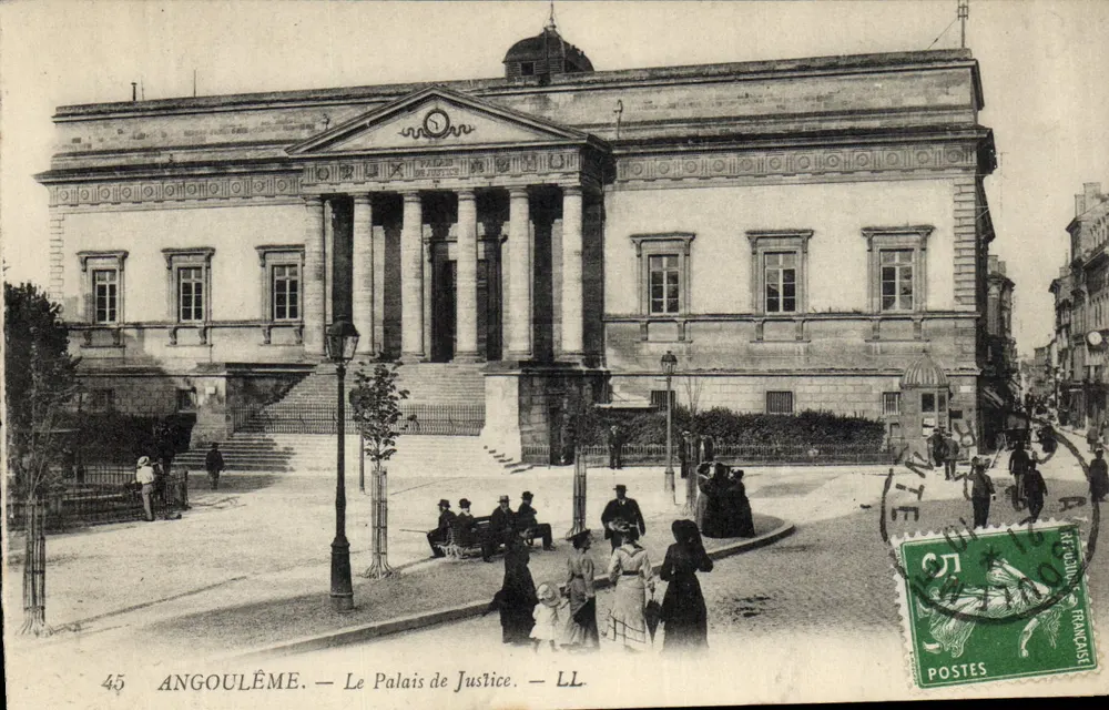 Angoulême — Il Palazzo di Giustizia — LL - Recto
