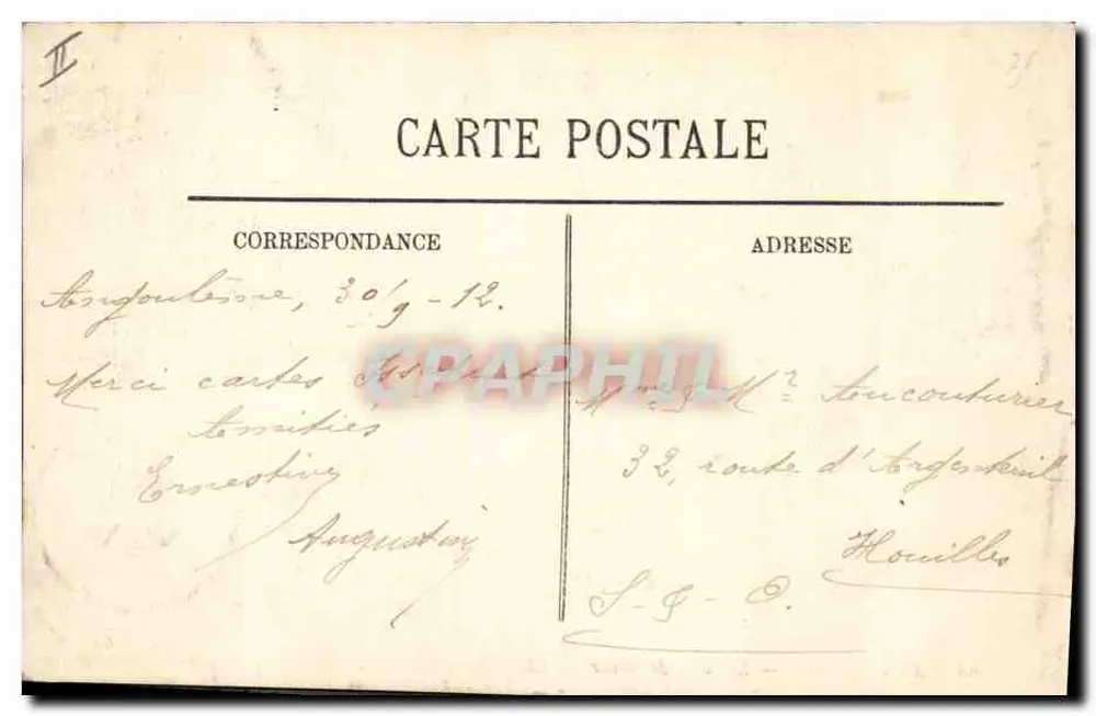 Angoulême — Il Palazzo di Giustizia — LL - Verso