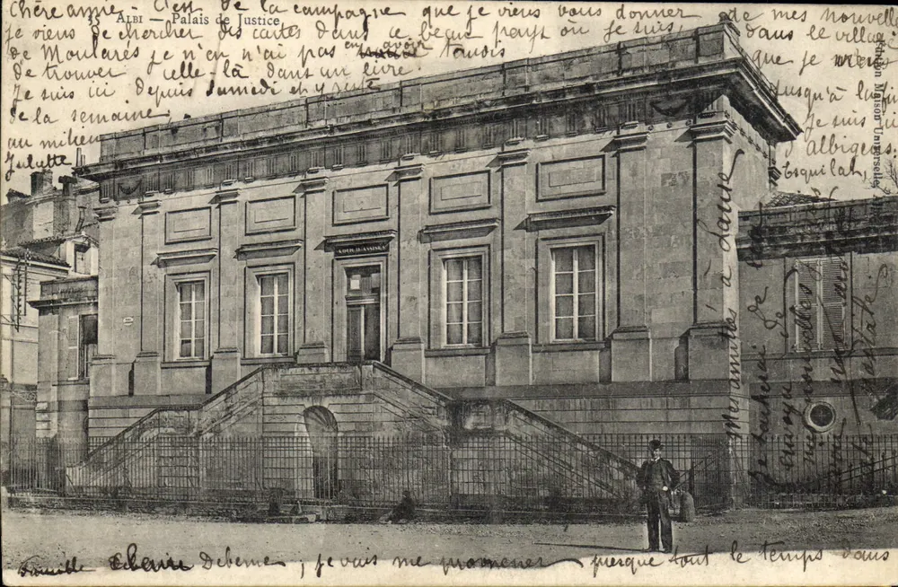 Albi — Paleis van Justitie — architecturale uitzicht - Voorkant
