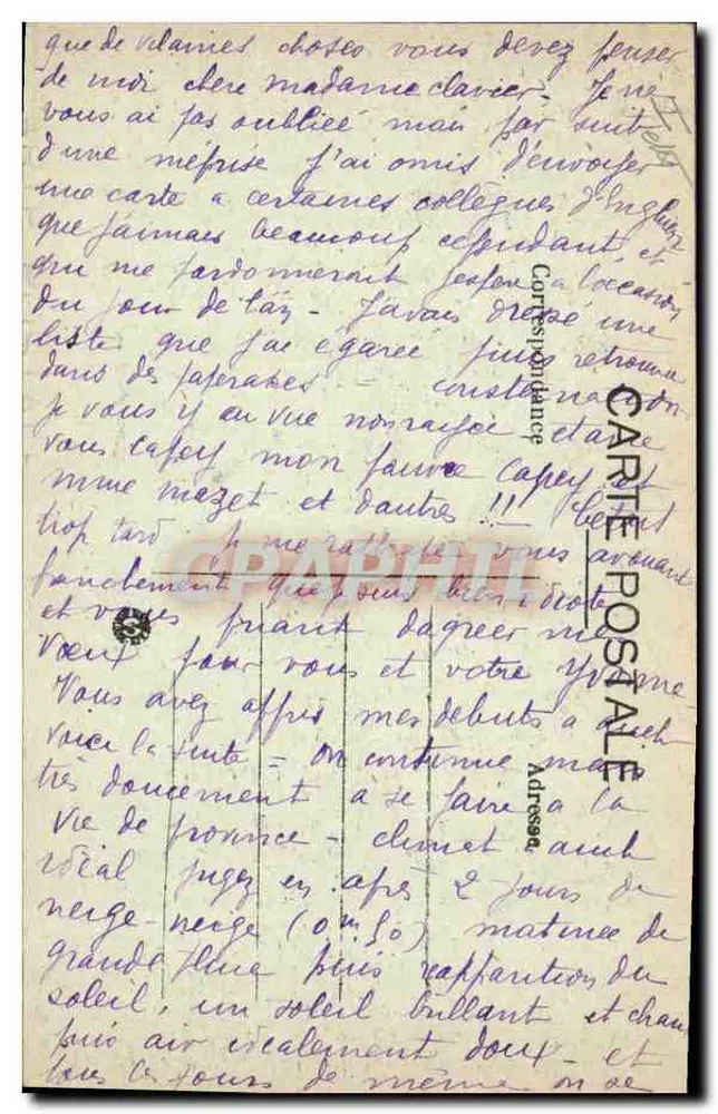 Auch — Allées d'Étigny und Palais de Justice — P. Frézignac, Foto, Auch, Nr. 54 - Rückseite