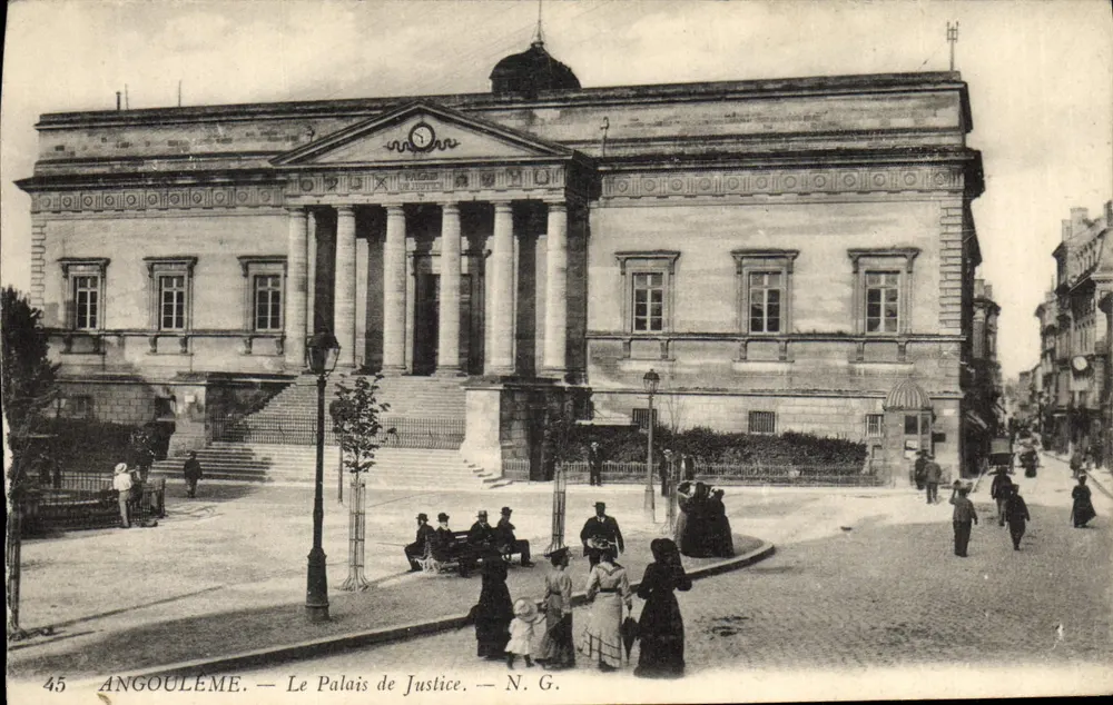 Angoulême — O Palácio de Justiça — N.G. n°45 - Frente