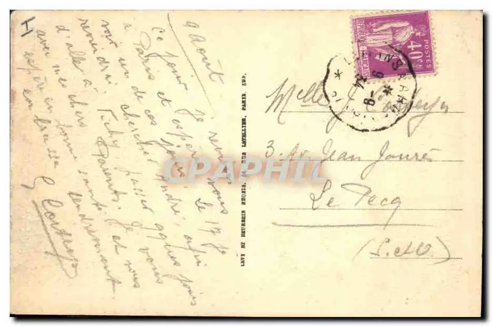 Alençon — Das Handelsgericht und die Kirche Notre-Dame — ND. — Nr. 118 - Rückseite
