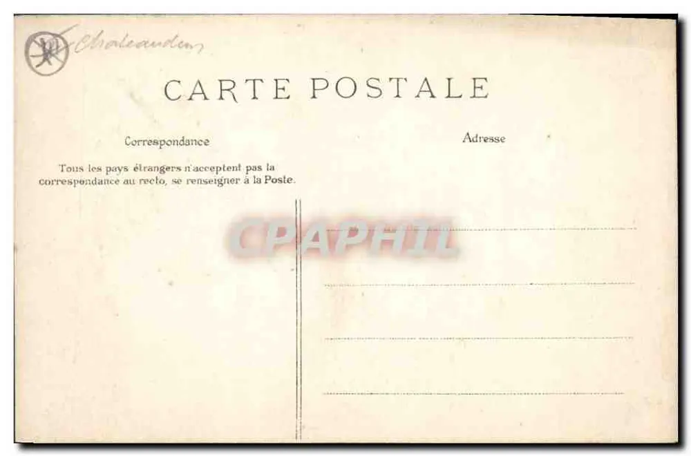 Die umgekehrte Barrikade — 18. Oktober 1870 — Gemälde von Philippoteaux, im Rathaus von Châteaudun - Rückseite