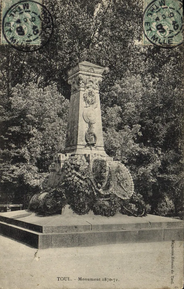 TOUL - Denkmal 1870-71 — Magasins Rams de Toul - Vorderseite