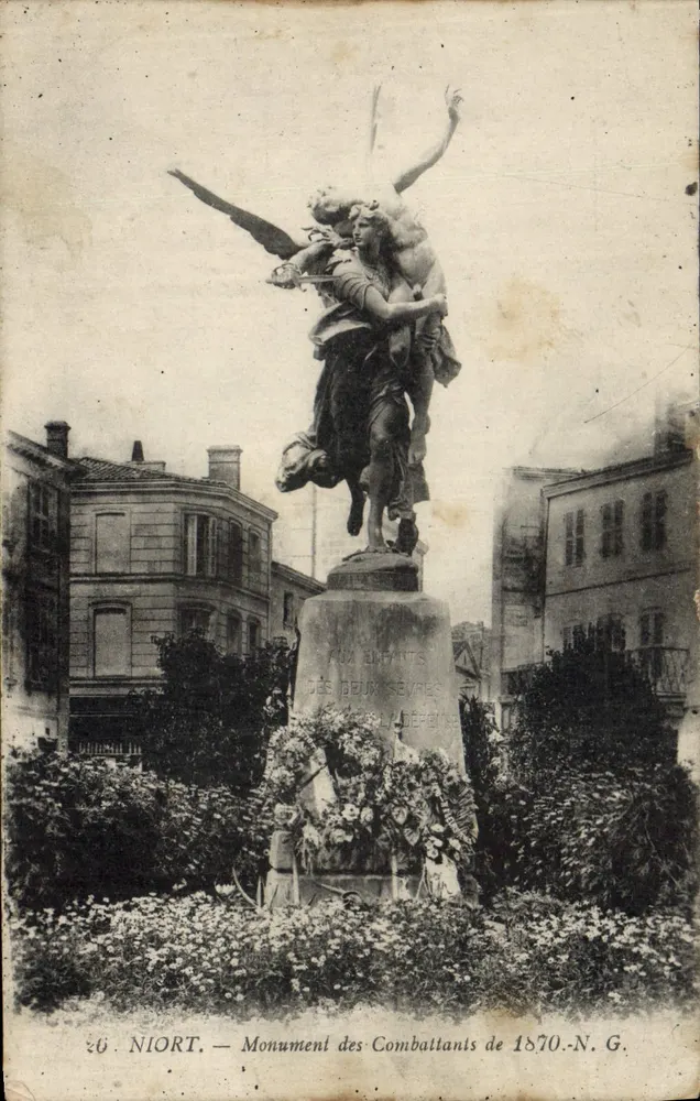 Niort — Denkmal für die Kämpfer von 1870 — N.G. - Vorderseite