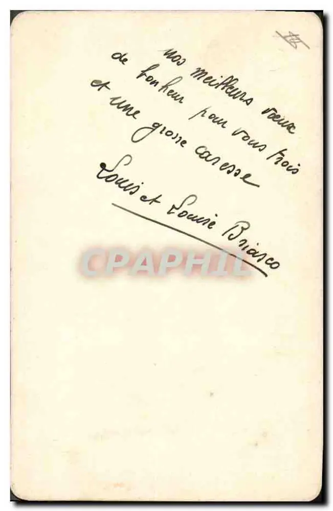 Flores azuis bordadas — Boa Ano — Louis e Louise Brianco - Verso