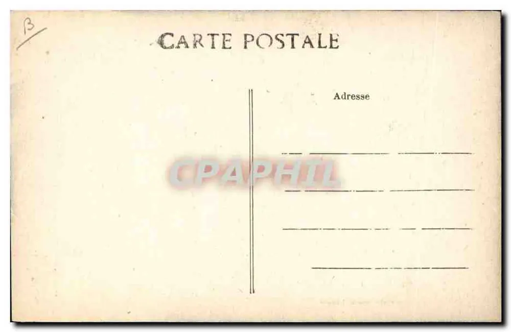 Fiação nos arredores de Gourin — Coleção Villard, Oullier — n° 1605 - Verso