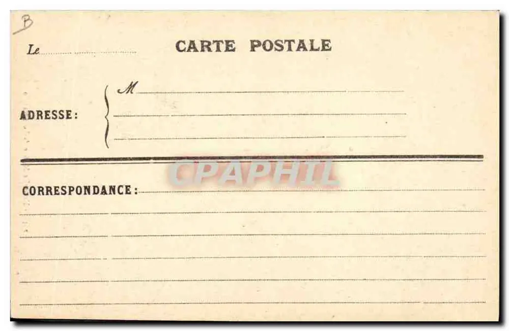 Neugeborene Braut von Port-Navalo — Sammlung David, Vannes — n° 2349 - Rückseite