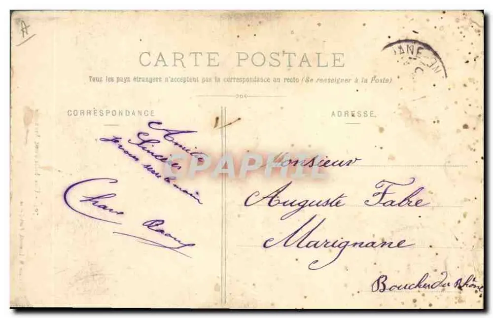 Uma bela Pont-Avenaise — Coleção H. Laurent, Port-Louis — n°704 - Verso