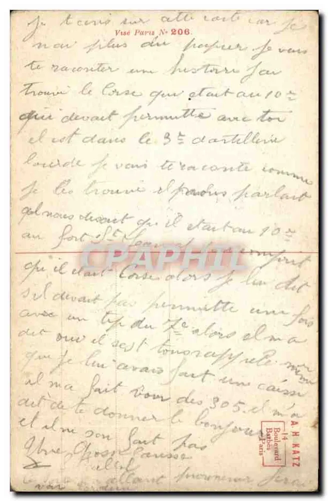 Porträt eines Seemanns — Brustbild in Uniform mit Medaille — Zeichnung von Albert Beerts - Rückseite