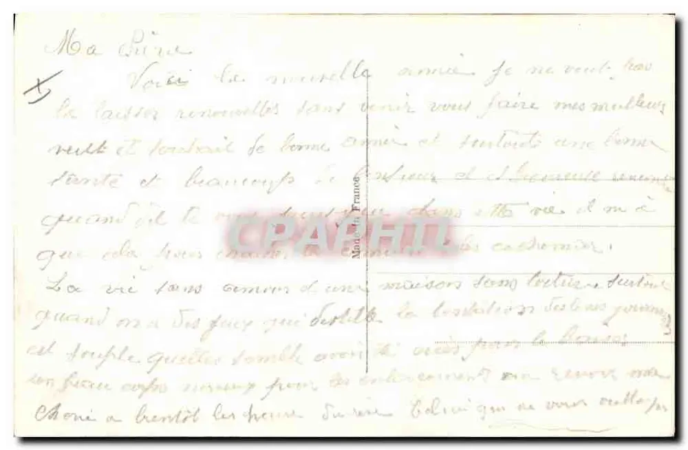 Casal apaixonado — poema de amor — REX 2703 - Verso