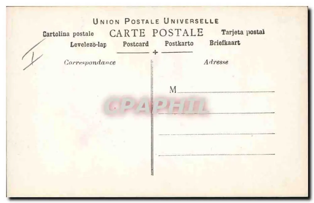 Frau im Bühnenkostüm — Casino de Paris — Débérió, n° 426 - Rückseite
