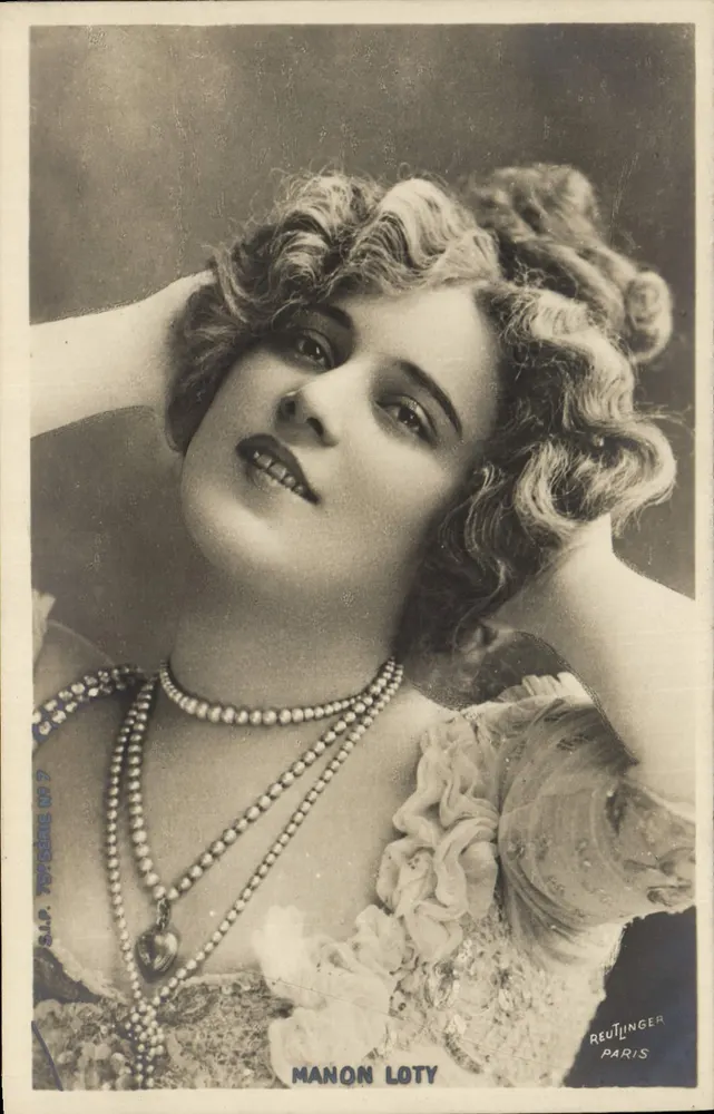 Manon Loty — Portrait — S.I.P. Serie Nr. 7, Reutinger Paris - Vorderseite