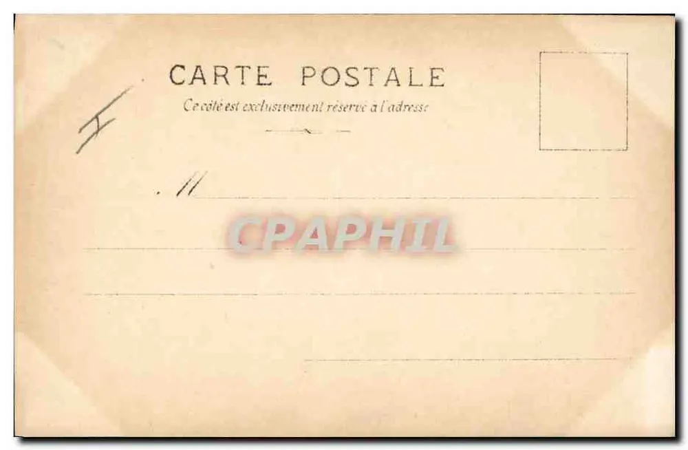 Louise Mante — Portrait in orientalischem Kleid — Reutlinger Paris - Rückseite