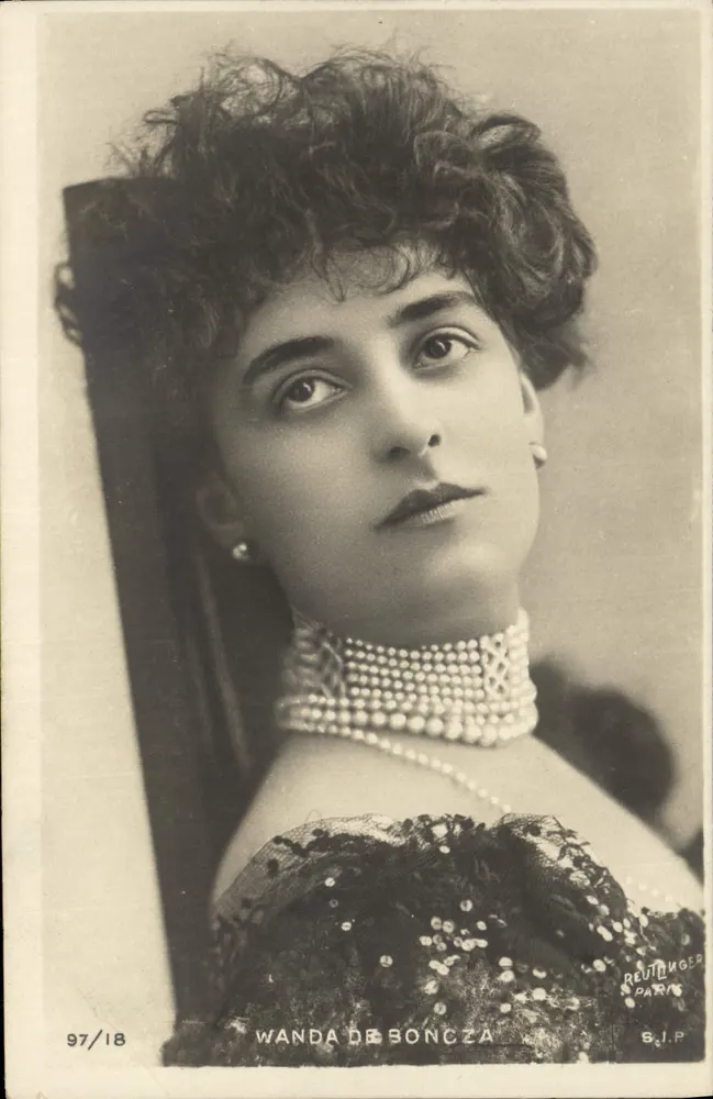 Wanda de Boncza — Portrait — Reutlinger Paris, n° 97/18 - Vorderseite