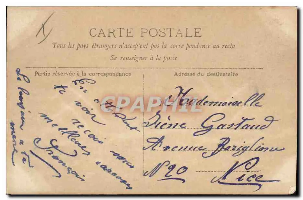 Chavita — Opéra Comique — Reuthniser Paris S.I.R. n°1098 - Rückseite