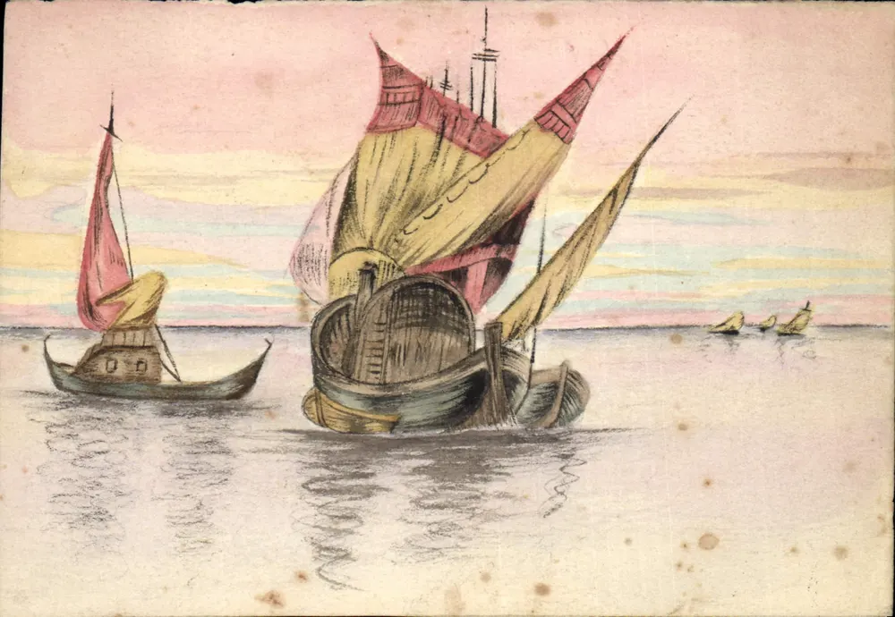 Segelschiffe — Seeszen — unbekannter Verlag, Seriennummer nicht sichtbar - Vorderseite