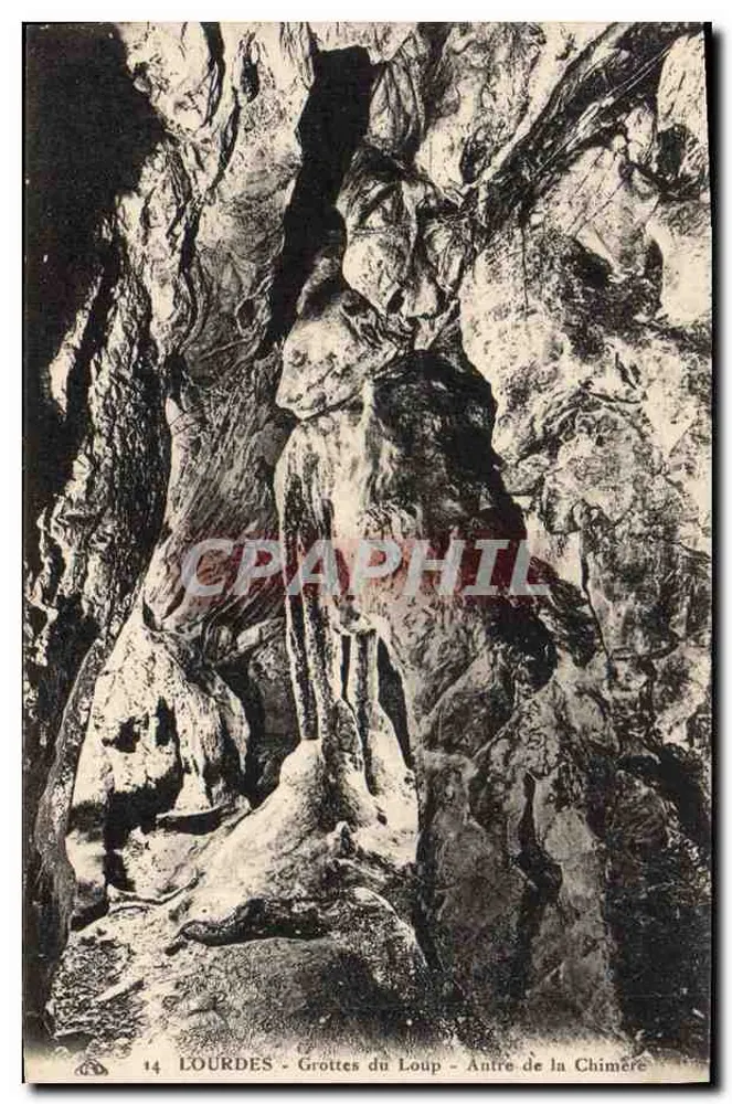 Lourdes - Grottes du Loup - Antre de la Chimère — n°14 - Vorderseite