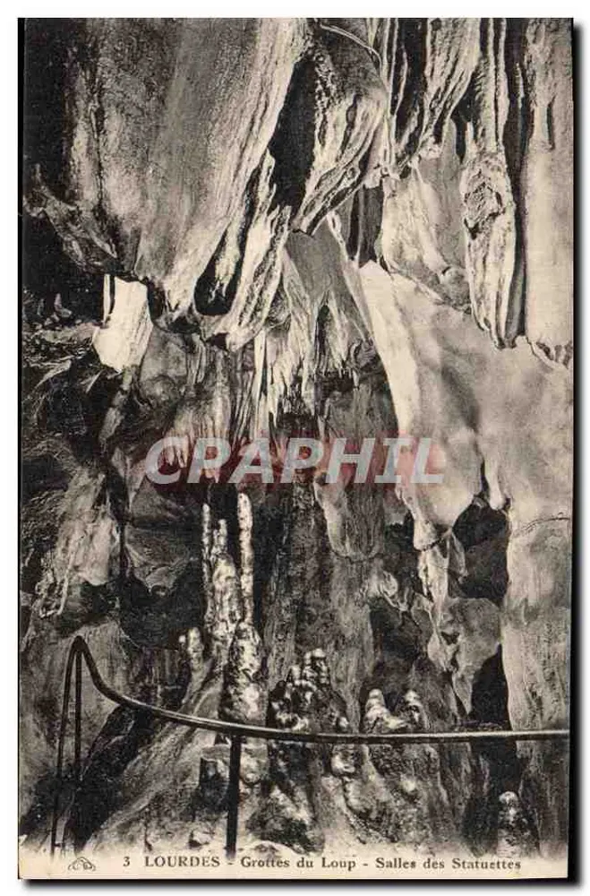 Lourdes - Grotten des Loups - Saal der Statuetten - Vorderseite