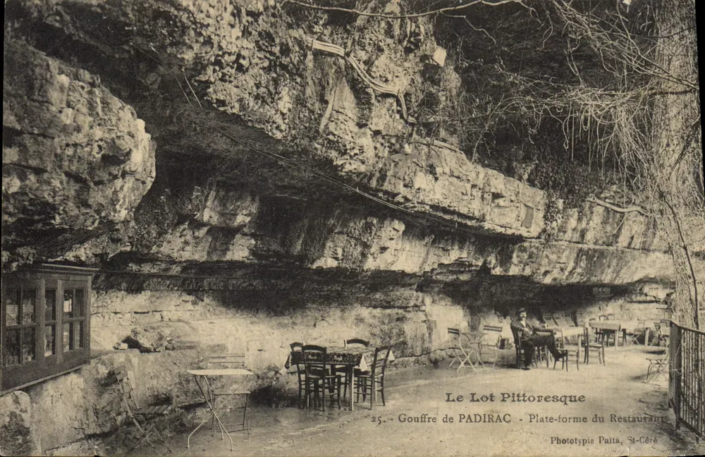 Gouffre de PADIRAC - Plattform des Restaurants — Phototypie Pailta, St-Céré - Vorderseite