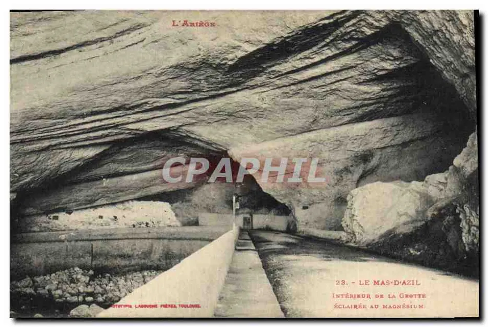 L'Arîrôn — Innenansicht der mit Magnesium beleuchteten Höhle — Verlag: L'Arîrôn, n°23 - Vorderseite