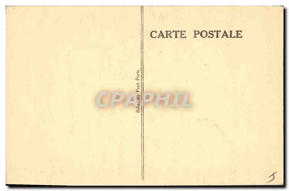Brunnen von Padirac (Lot) — See der Regen — Éditeur du Petit Paris, Nr. 59 - Rückseite