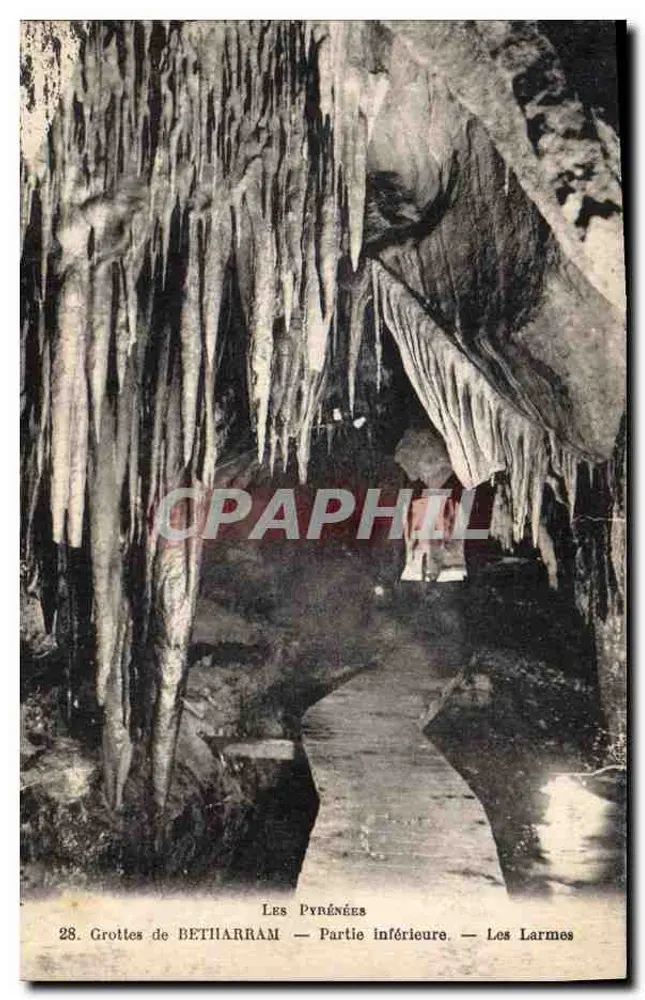 पायरीनीज — बेथिअराम की गुफाएं — निचला हिस्सा — लार्म — संख्या 28 - आगे