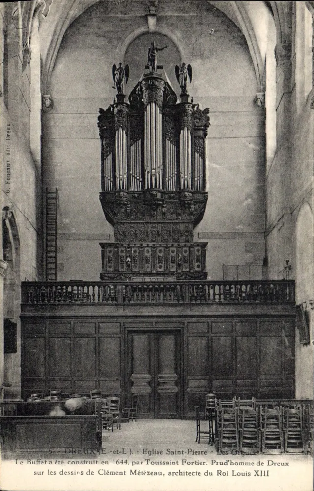 Dreux (E-et-L) - Kirche Saint-Pierre - Die Orgeln - Vorderseite