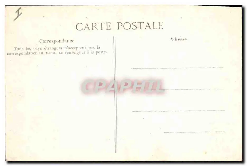 Versailles — Interior da Capela — E.D. n°6 - Verso